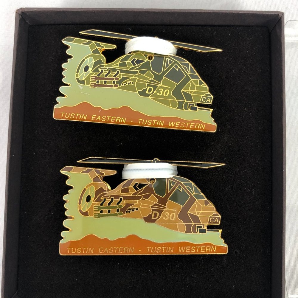 DISTRICT 30 LITTLE LEAGUE TUSTIN NATIONAL RAH-66 COMANCHE HELICOPTER PIN W/LIGHT